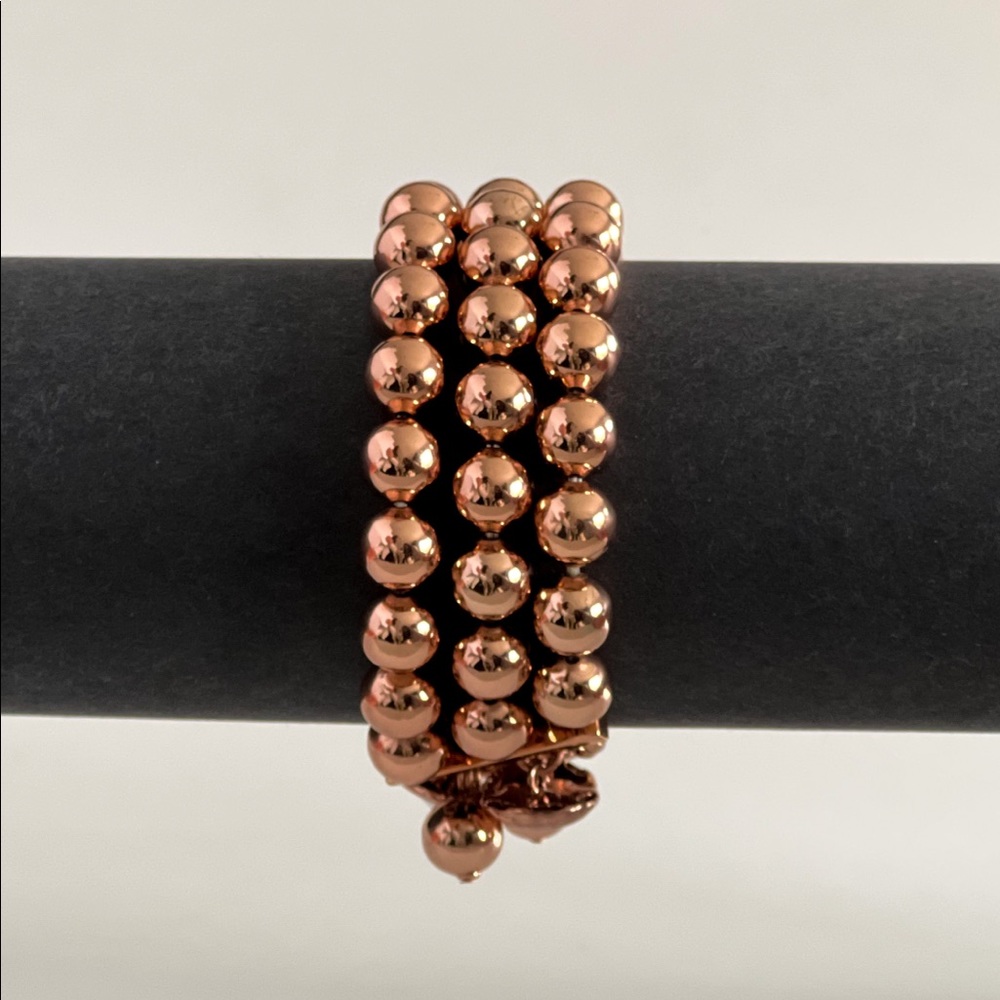 Bead bracelet cuff